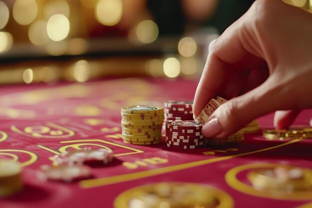 Live dealer table interface with roulette and cards
